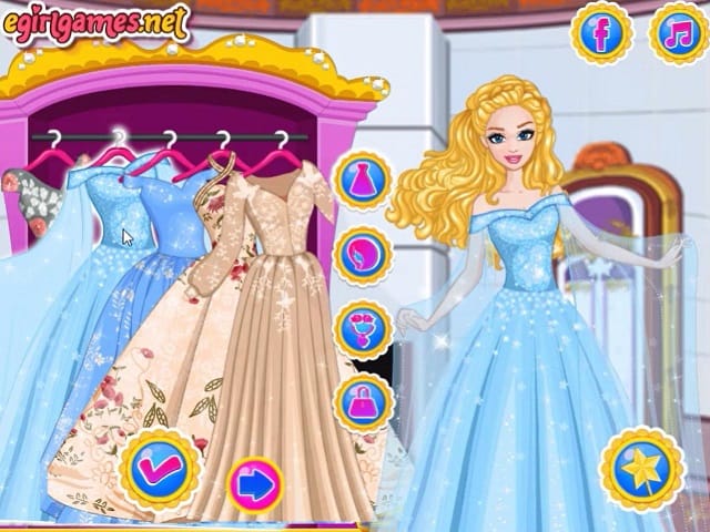 CINDERELLA BALL GOWNS jogo online no JogosJogos.com