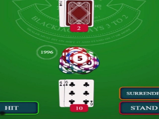 jogo de cartas conhecido como black jack