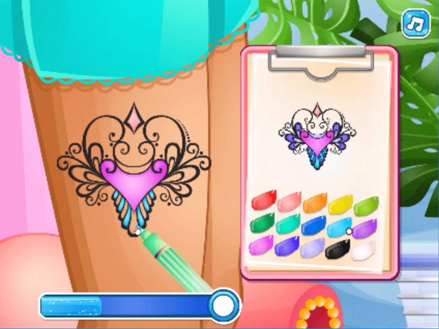 FUN TATTOO SHOP jogo online no JogosJogos.com