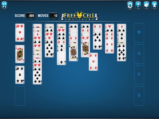 FREECELL SOLITAIRE jogo online no JogosJogos.com
